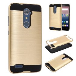 ZTE ZMAX Pro, ZTE Z981 Armor Hybrid Case (Champagne Gold)